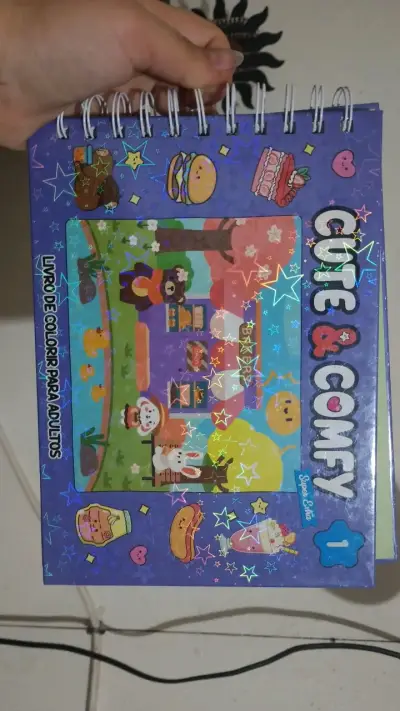 Libro de colorear para adultos Cute & Comfy - miniatura 1