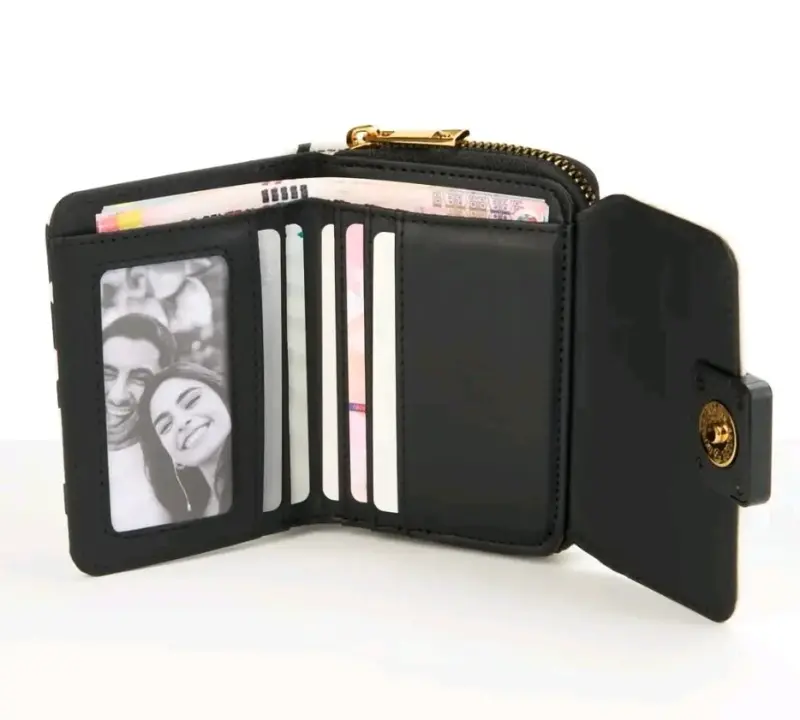 Billetera de cuero con diseño moderno - 2
