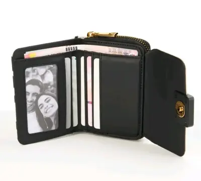Billetera de cuero con diseño moderno - miniatura 2