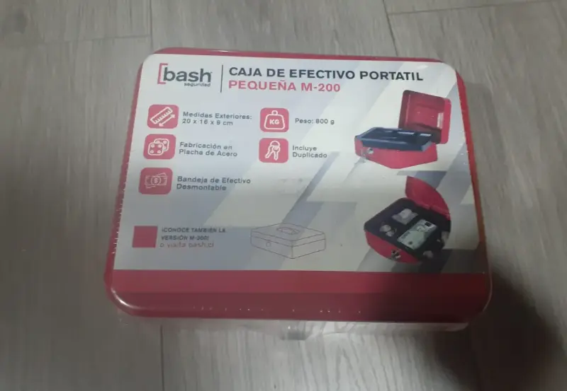 Caja de efectivo portátil Bash M-200 - 2