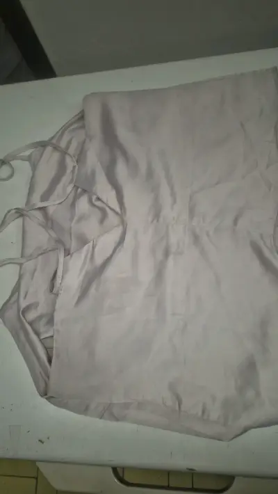 Pijama dos piezas de satén rosa H&M - miniatura 1
