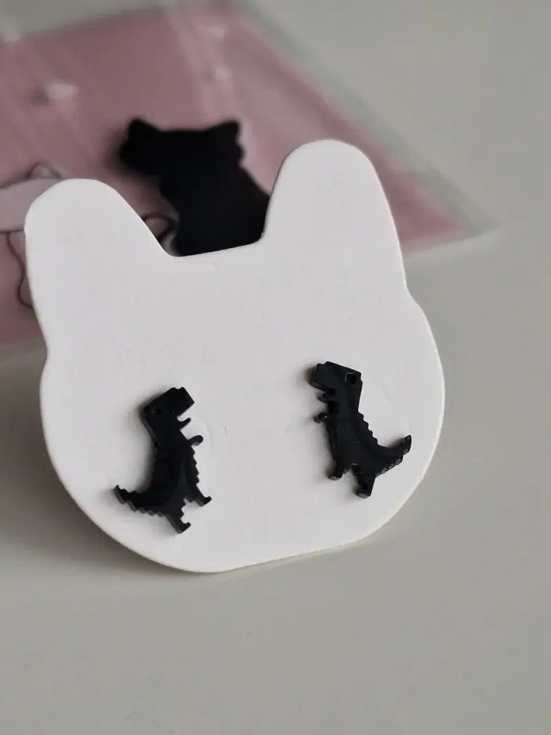 Set de 4 aros temáticos de videojuegos en negro - 3