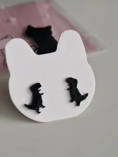 Set de 4 aros temáticos de videojuegos en negro - miniatura 3