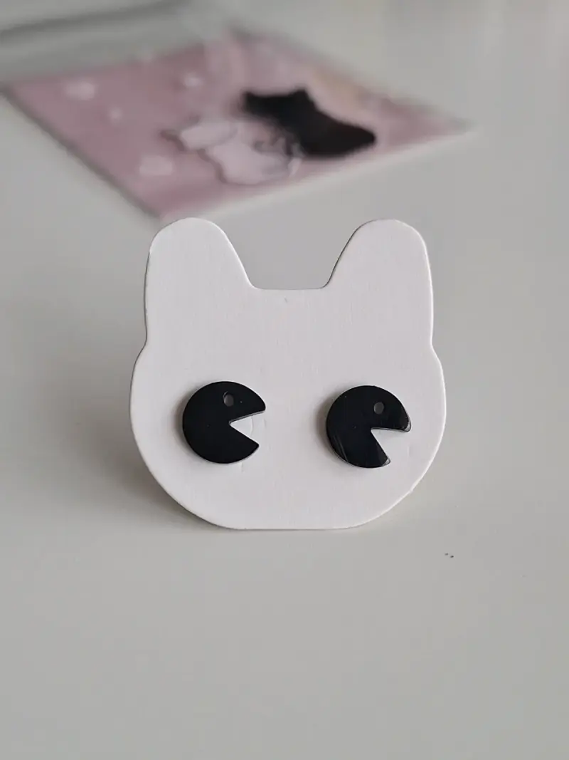 Set de 4 aros temáticos de videojuegos en negro - 5