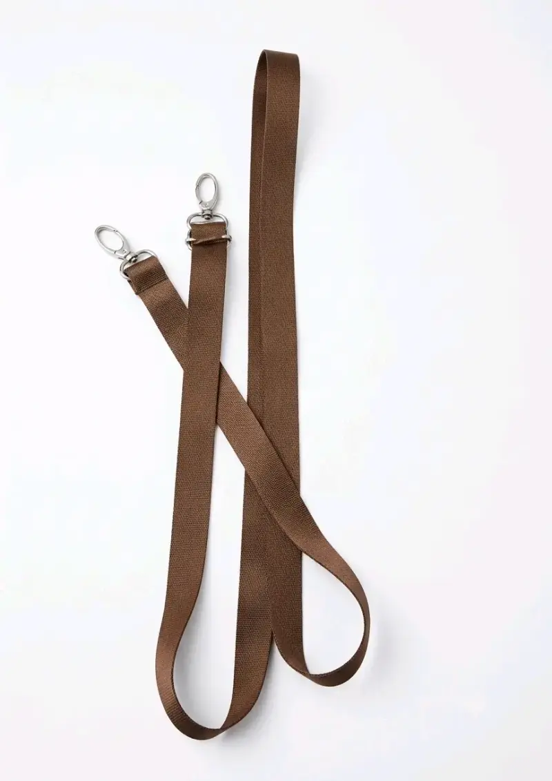 Bolso bandolera de cuero marrón Unisex - 3
