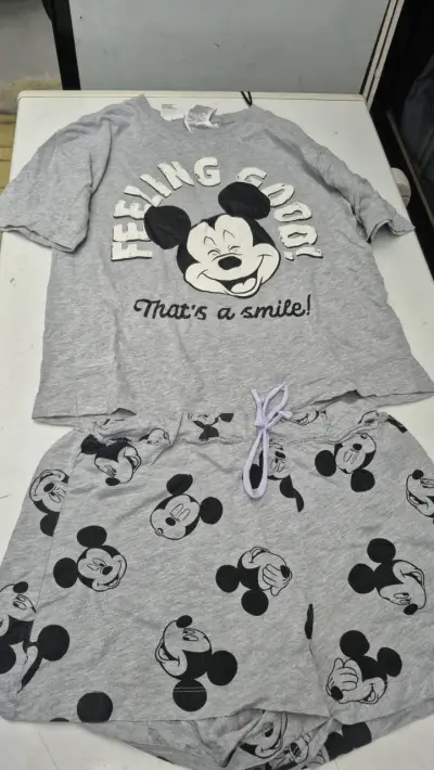Pijama gris Mickey Mouse H&M para mujer - miniatura 1
