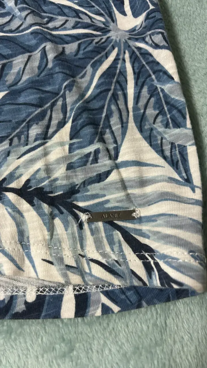 Polera estampada tropical Alaniz talla S - 3