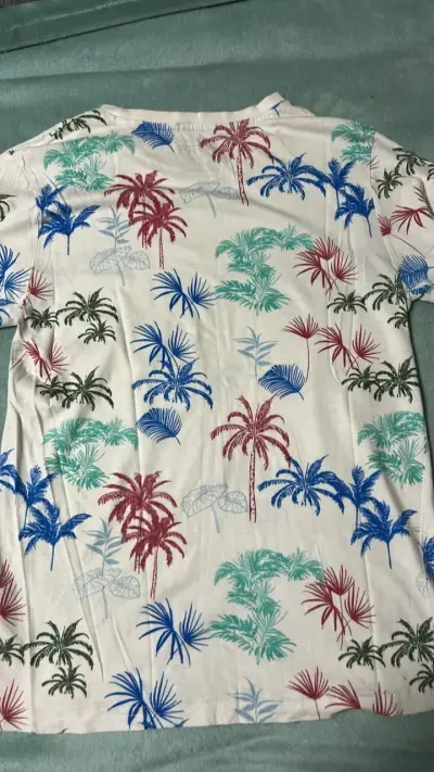 Polera estampada de palmeras Opposite talla S - miniatura 4