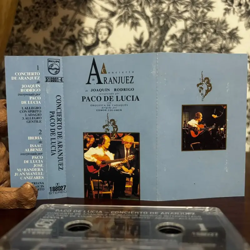 Cassette Paco de Lucía Concierto de Aranjuez 1991 - 1