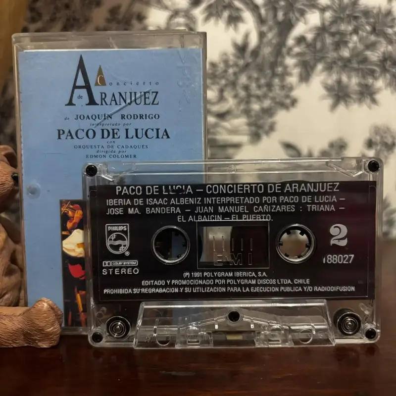 Cassette Paco de Lucía Concierto de Aranjuez 1991 - 2