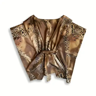 Blusa para mujer Farfalle Talla L Animal Print - miniatura 2
