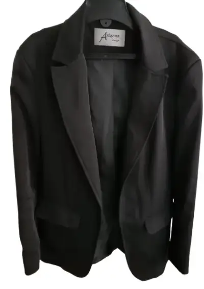 Blazer Negro Elegante para Mujer - miniatura 1