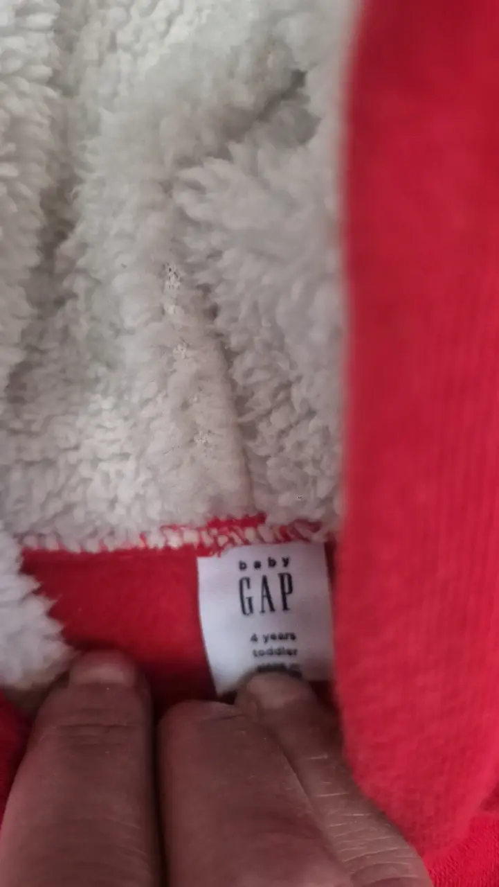 Polerón rojo con capucha GAP para niños - 2
