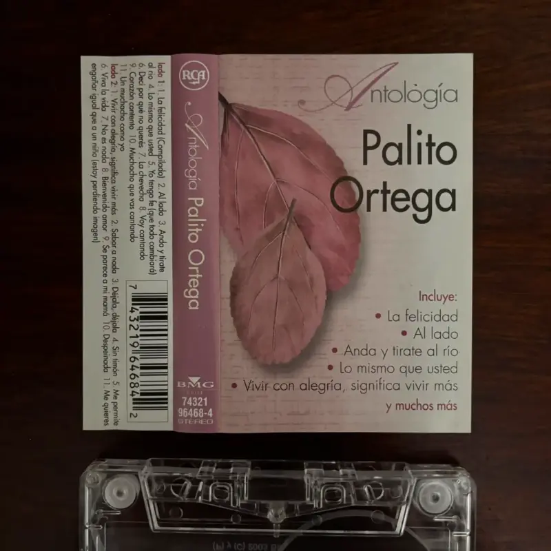 Cassette Antología Palito Ortega 2003 Chile - 4