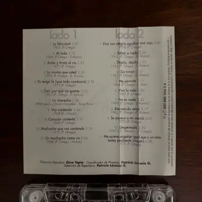 Cassette Antología Palito Ortega 2003 Chile - miniatura 5