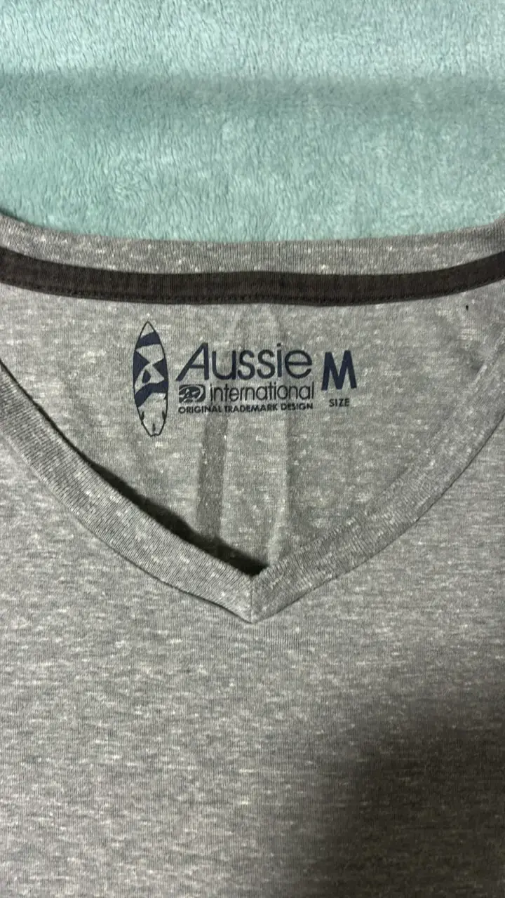 Polera gris a rayas Aussie - 2