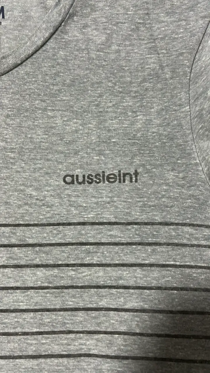 Polera gris a rayas Aussie - 3