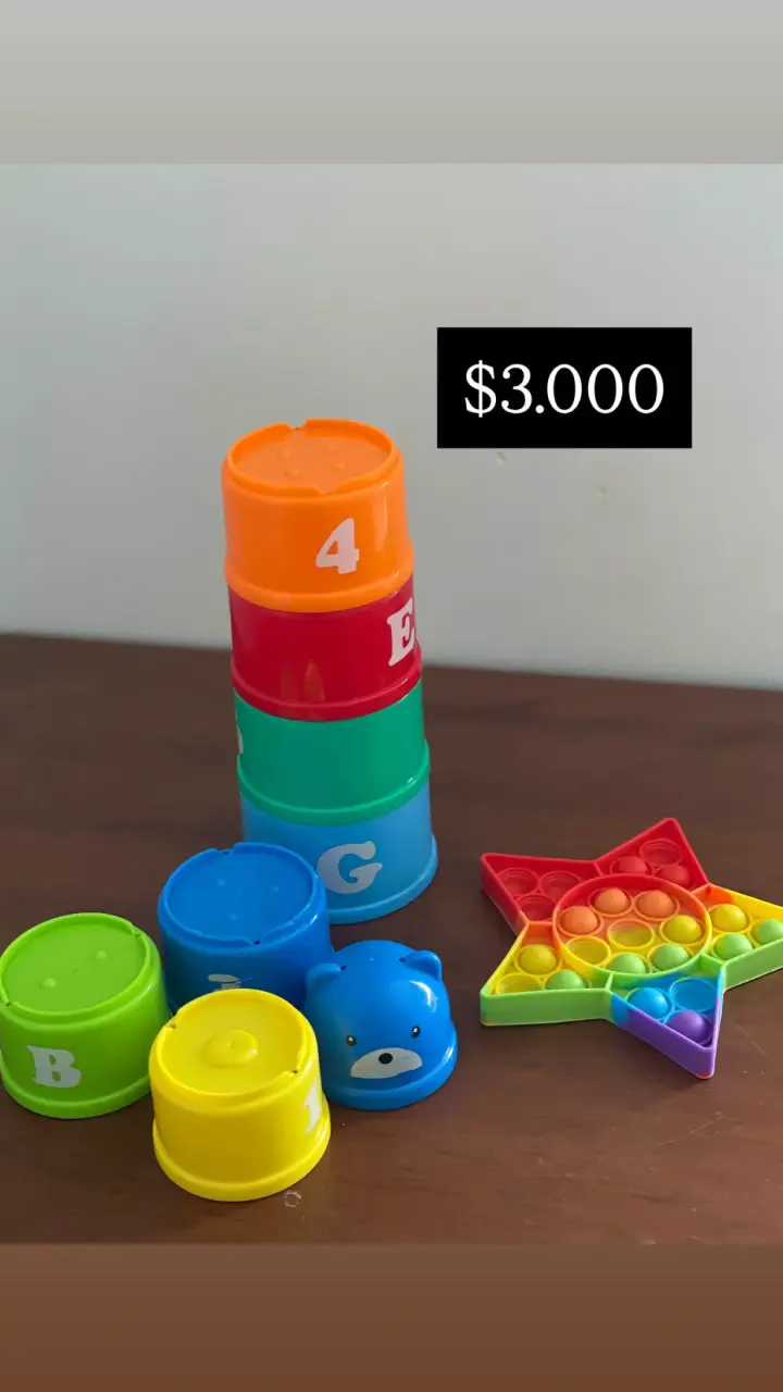 Juguetes educativos apilables y pop it