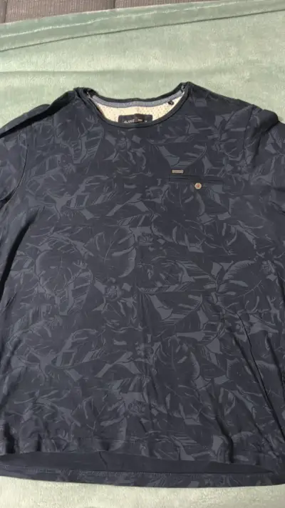 Polera estampada azul Alaniz para hombre - miniatura 4