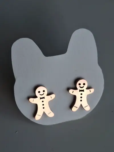 Set de 4 aros pequeños de acero inoxidable - miniatura 1