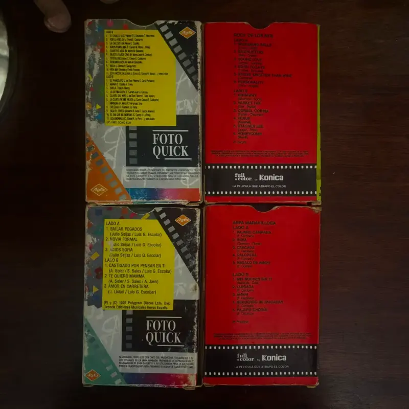 Cassettes Promocionales Konica Full Color 1992 - 3