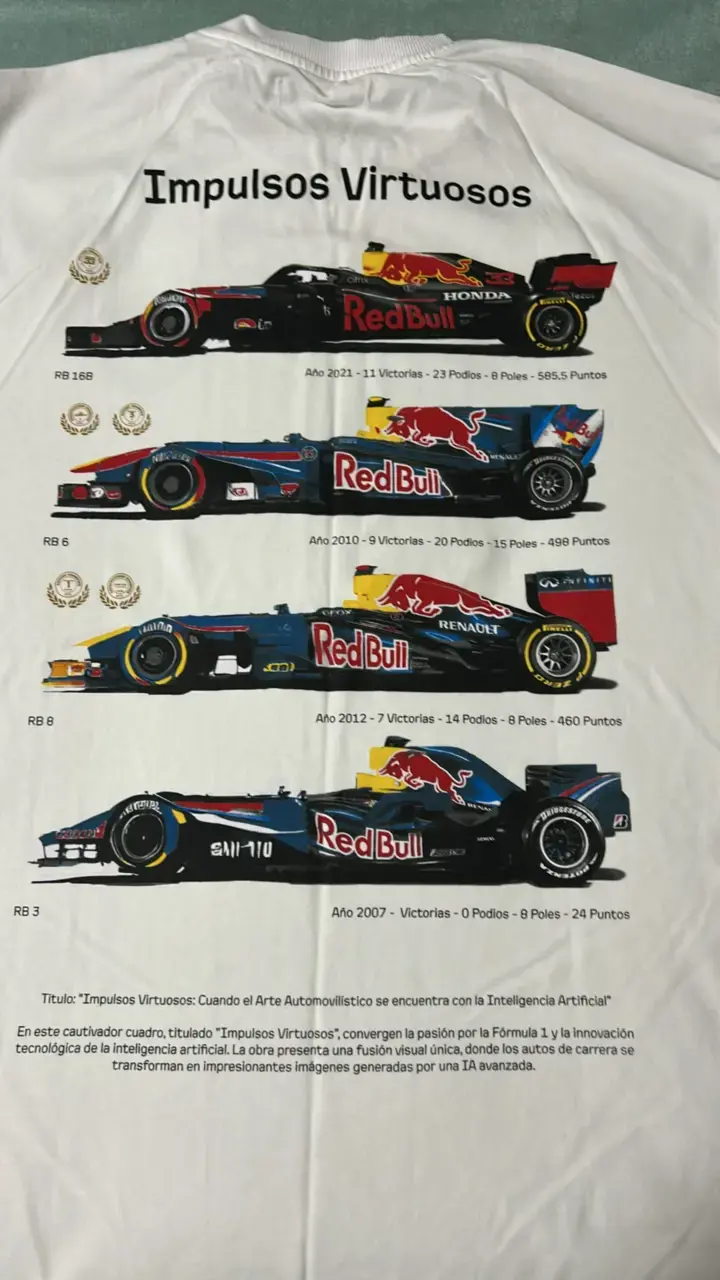 Polera Red Bull Showrun Santiago Las Condes - 4