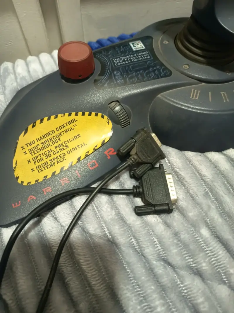 Joystick Logitech Wingman Warrior vintage 1997 - 4