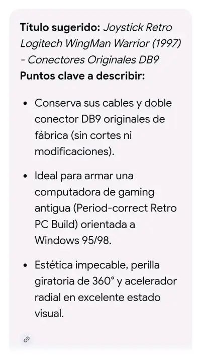 Joystick Logitech Wingman Warrior vintage 1997 - miniatura 5