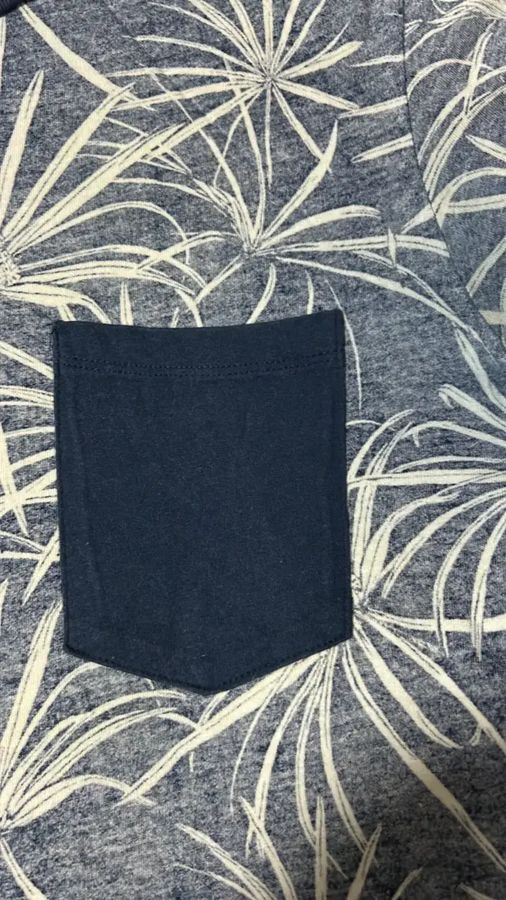 Polera estampada azul Zara Man - 2