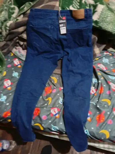 Jeans azul regular para hombre - miniatura 3