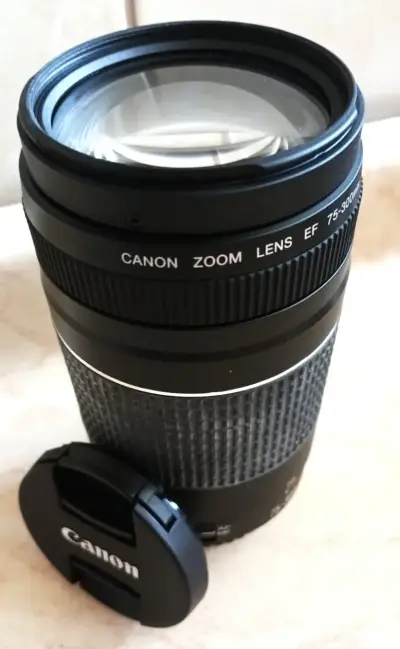 LENTE Canon EF 75-300mm F4- 5.6 III Lens - miniatura 1