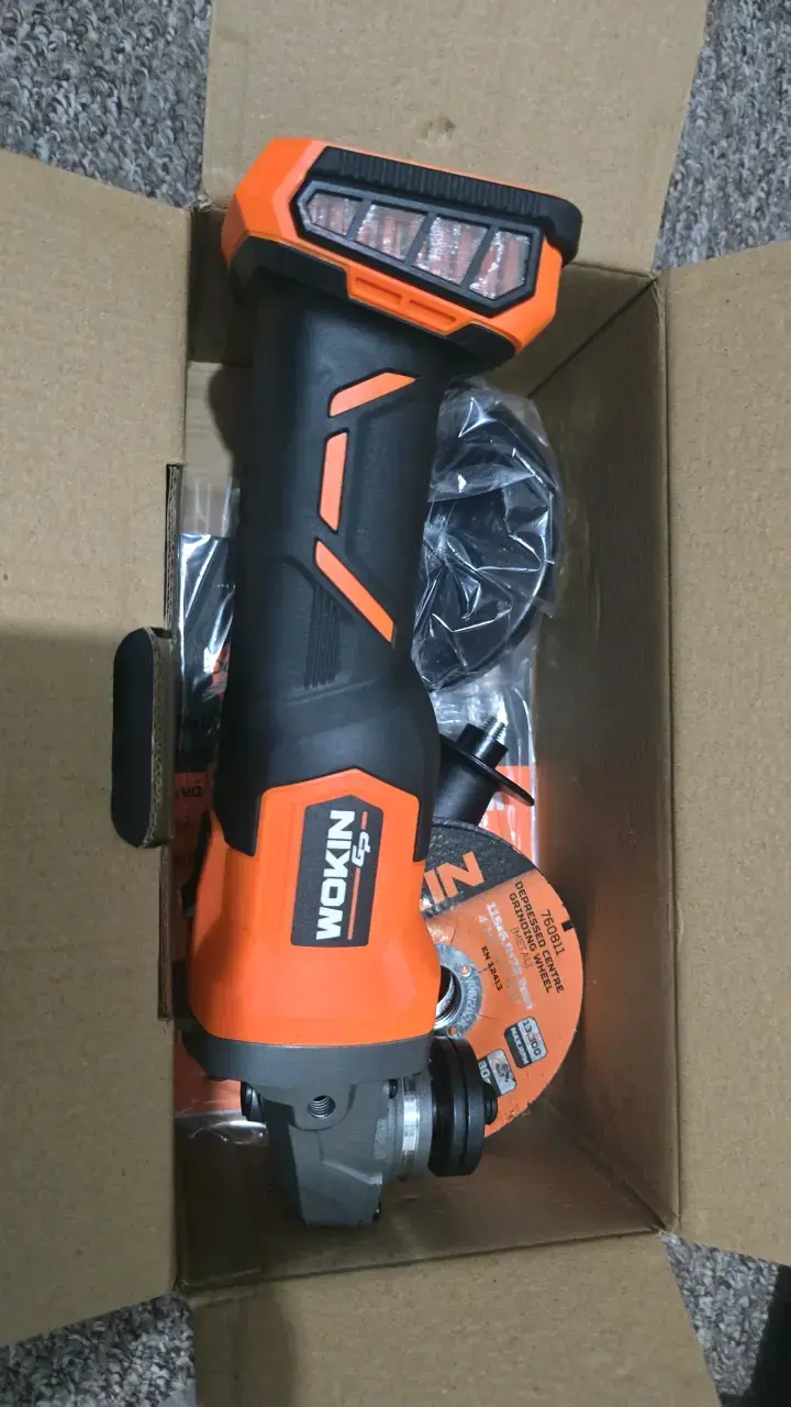 Esmeriladora Angular Inalámbrica Wokin 20V - 3