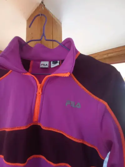 Polerón deportivo morado Fila para mujer - miniatura 2