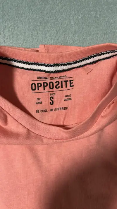 Polera floral gris Opossite de algodón - miniatura 2