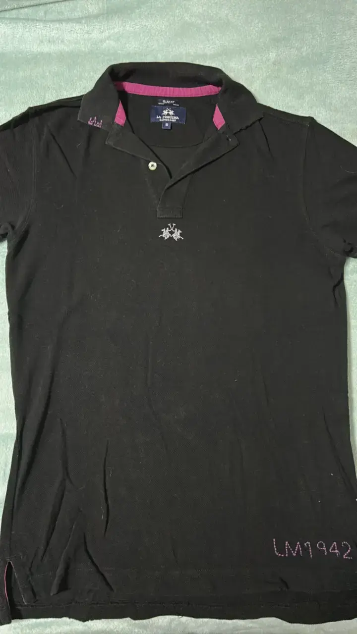 Polera Polo Negra La Martina Slim Fit - 2