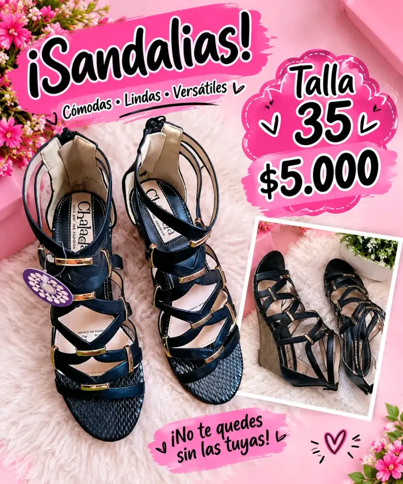 Sandalias tallas 35 36 37 - 1