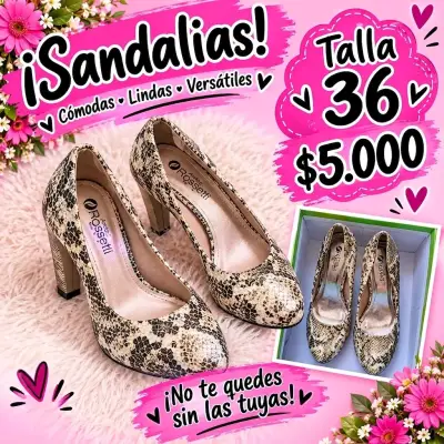 Sandalias tallas 35 36 37 - miniatura 2