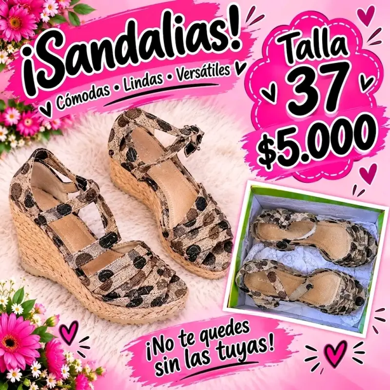 Sandalias tallas 35 36 37 - 3