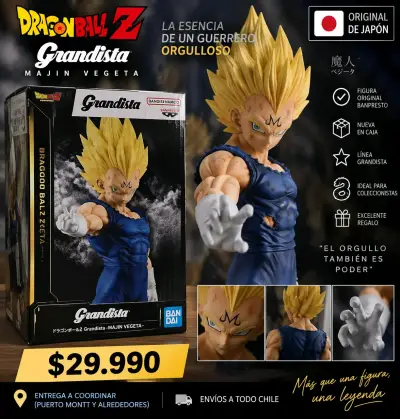 Figura de colección Majin Vegeta Dragon Ball Z - miniatura 1