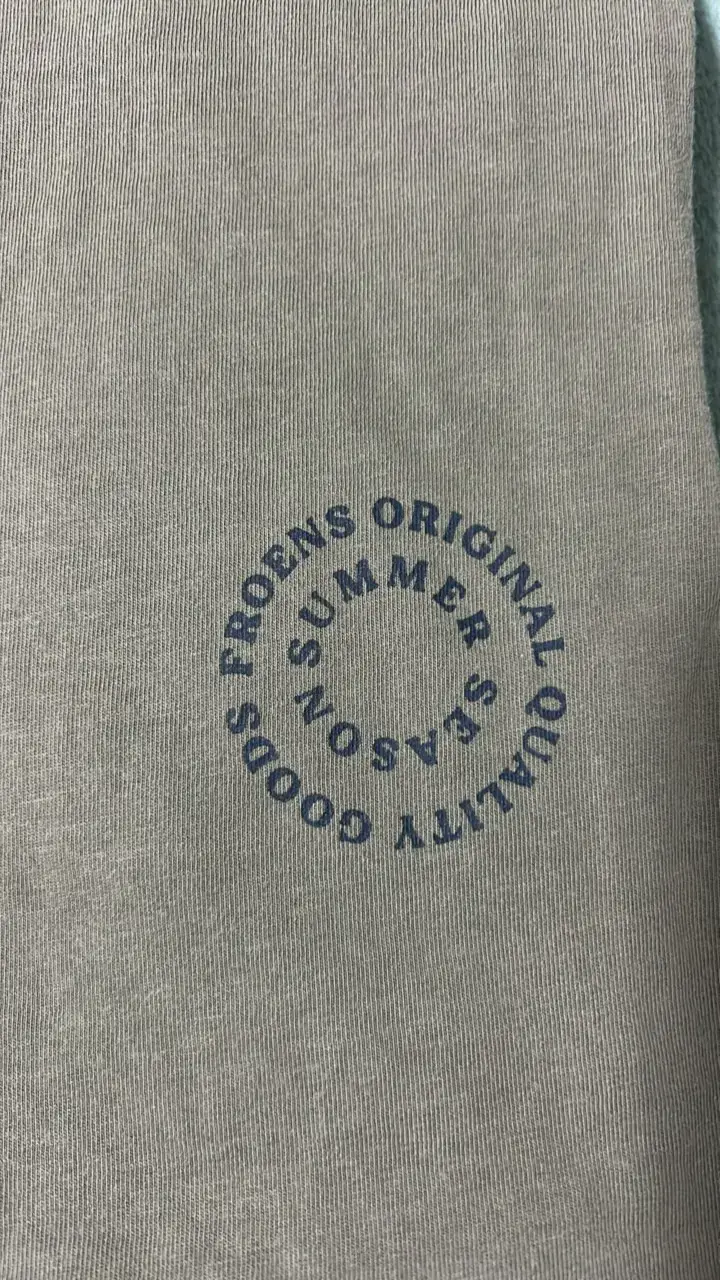Polera casual Froens Original color gris - 2