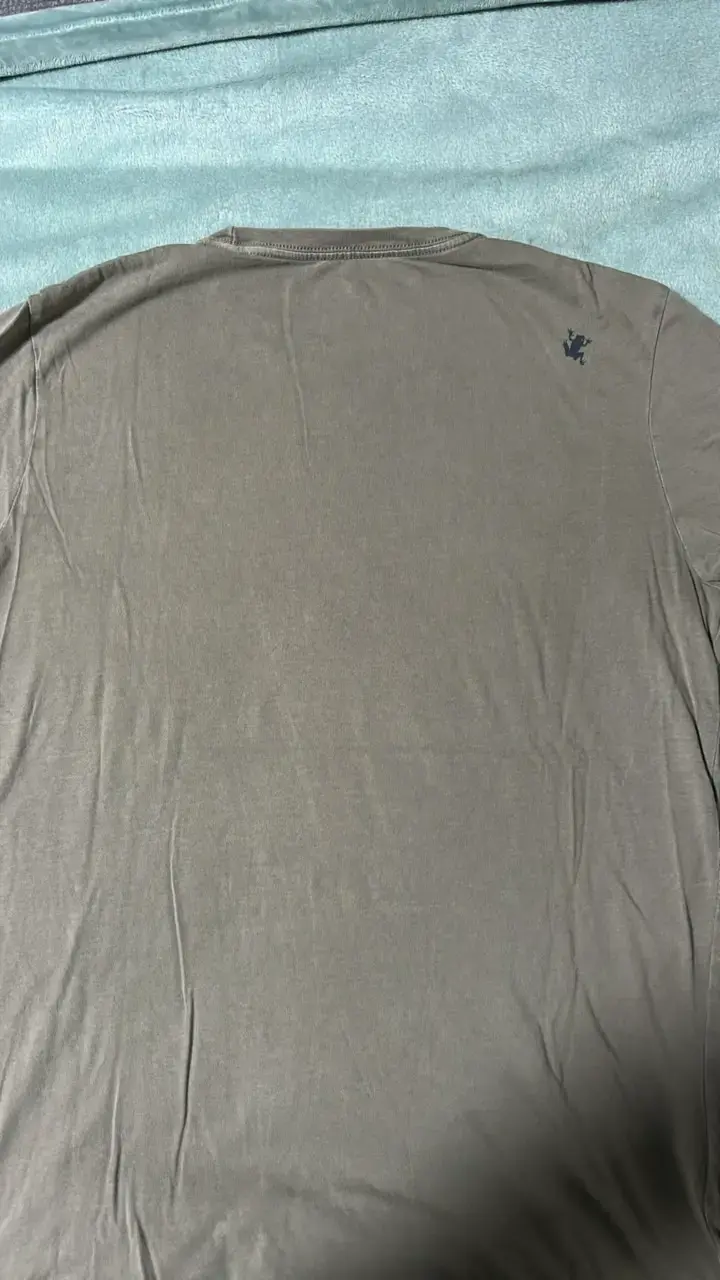 Polera casual Froens Original color gris - 6
