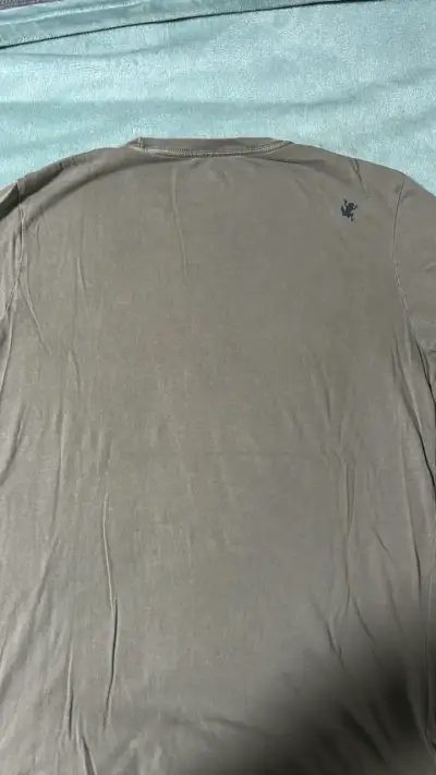 Polera casual Froens Original color gris - miniatura 6