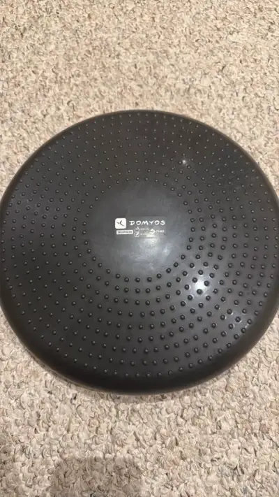 Cojín de equilibrio Domyos negro - miniatura 1