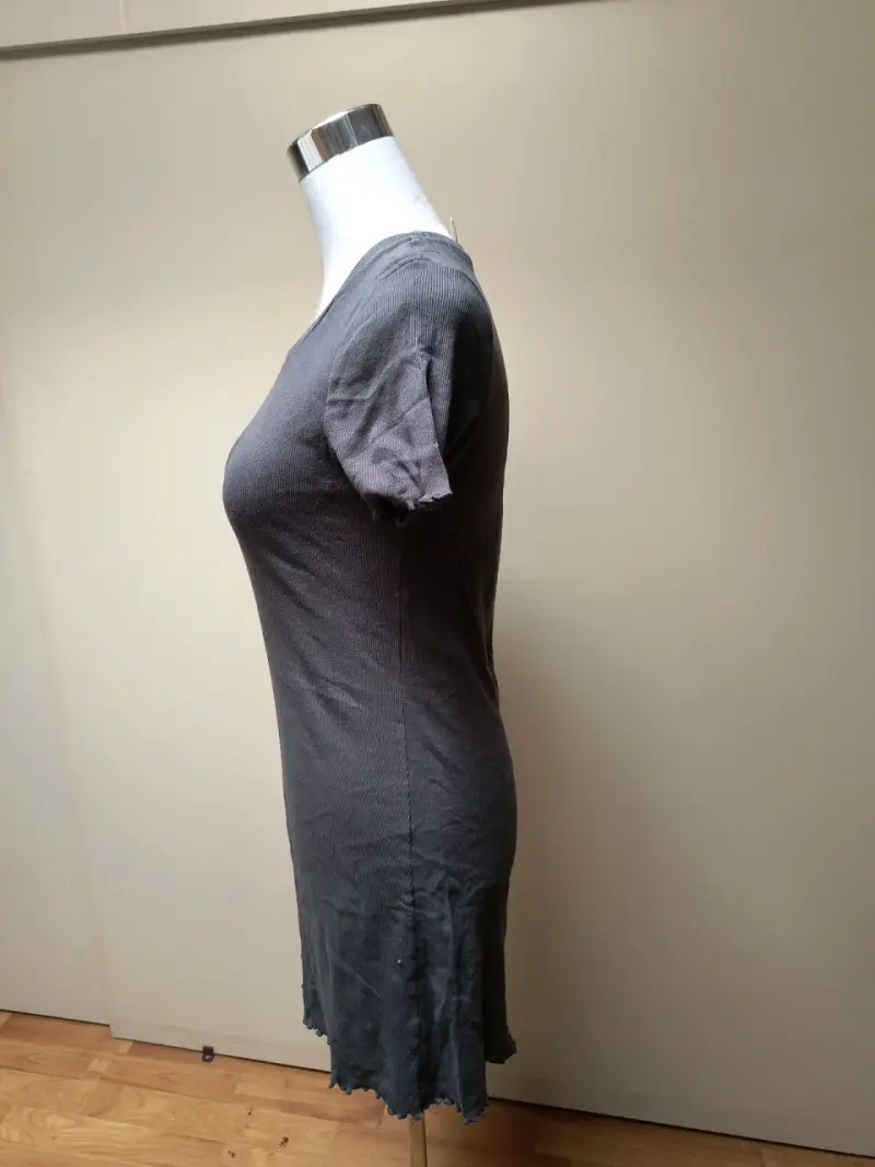 Vestido corto gris Índex de algodón - 2
