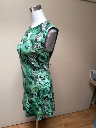 Vestido estampado tropical verde Alaniz - miniatura 2