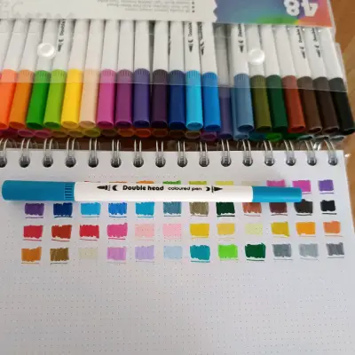 Set de 48 marcadores de doble punta - miniatura 5
