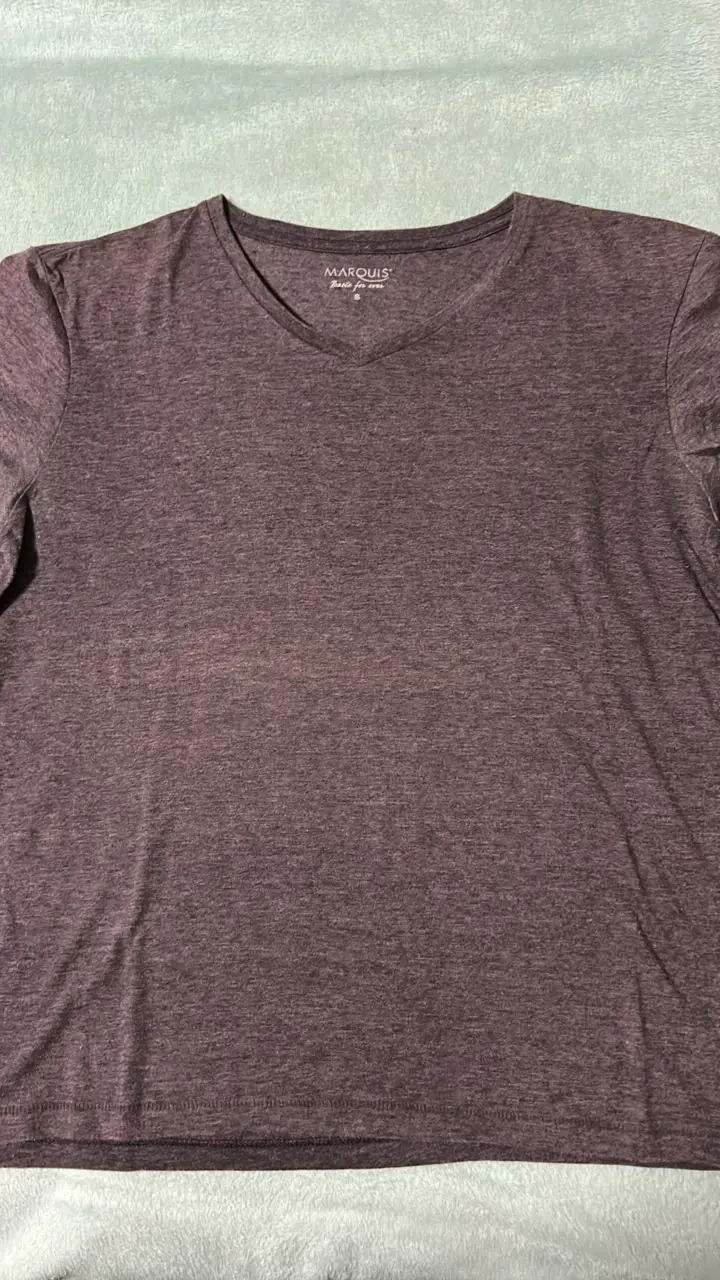 Polera Vino Tinto Cuello V Marquis Talla S S - 2