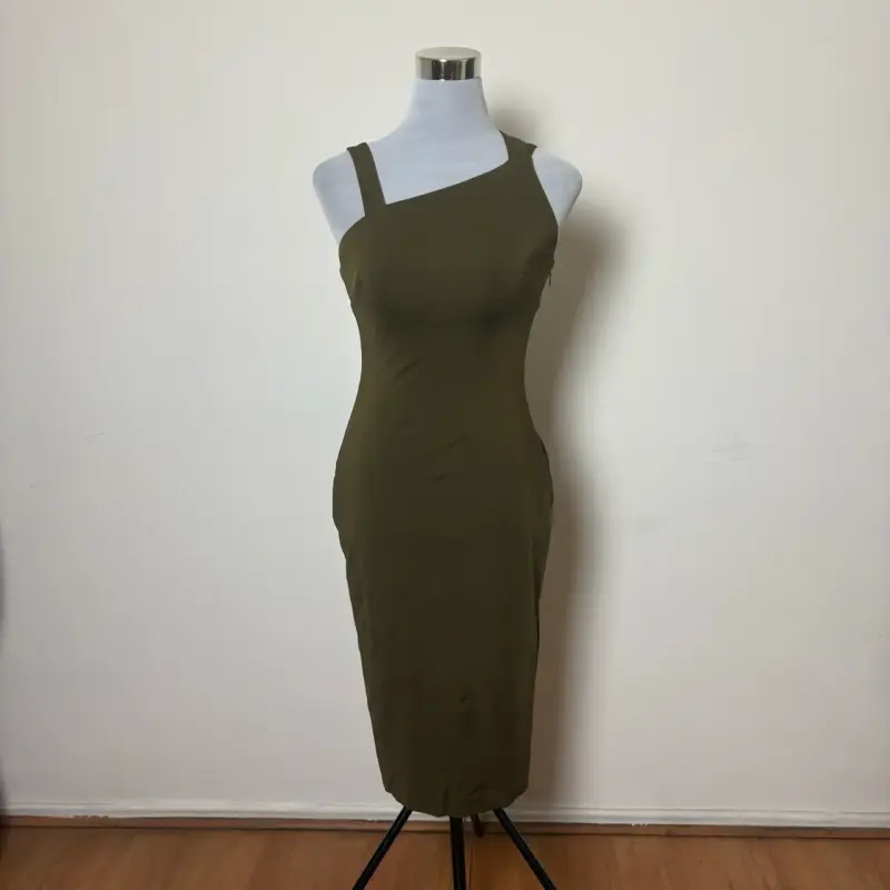 Vestido Lauren Ralph Lauren verde oliva talla XS - 2
