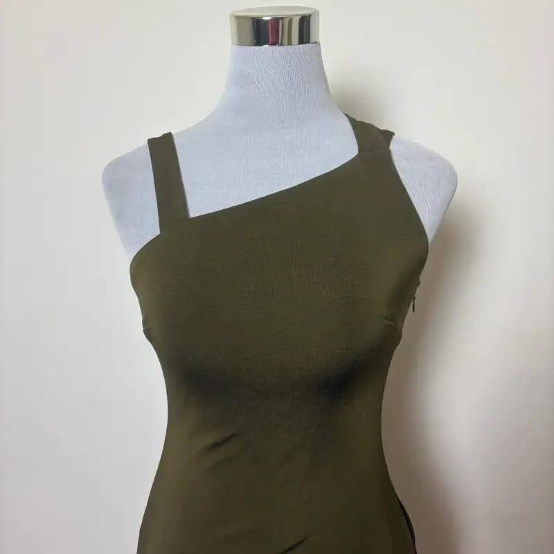 Vestido Lauren Ralph Lauren verde oliva talla XS - 4