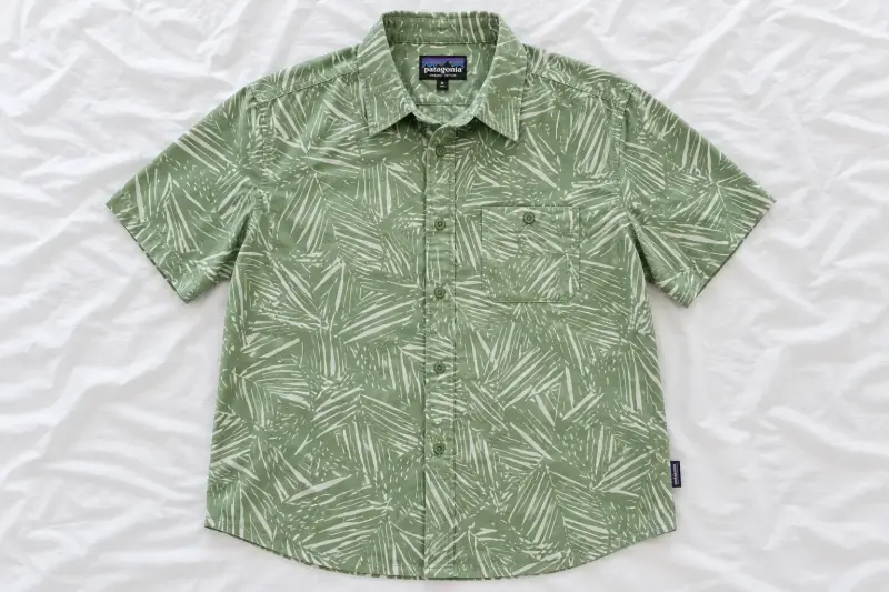 Camisa verde estampada Patagonia - 1